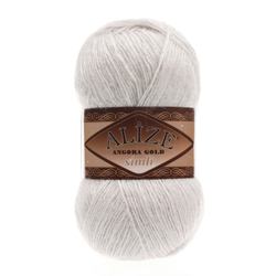 Пряжа Angora Gold Simli, 100 г, 500м, 20%шерcть,75%акрил,5% металлик (цена за 1 шт)