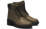 Timberland Kinsley 6 Mid Calf Boots Women"s Brown Black