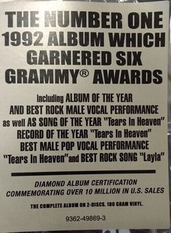 ERIC CLAPTON. UNPLUGGED (2 LP, 180 Gram Black Vinyl/Gatefold/14 Tracks). Эрик Клэптон