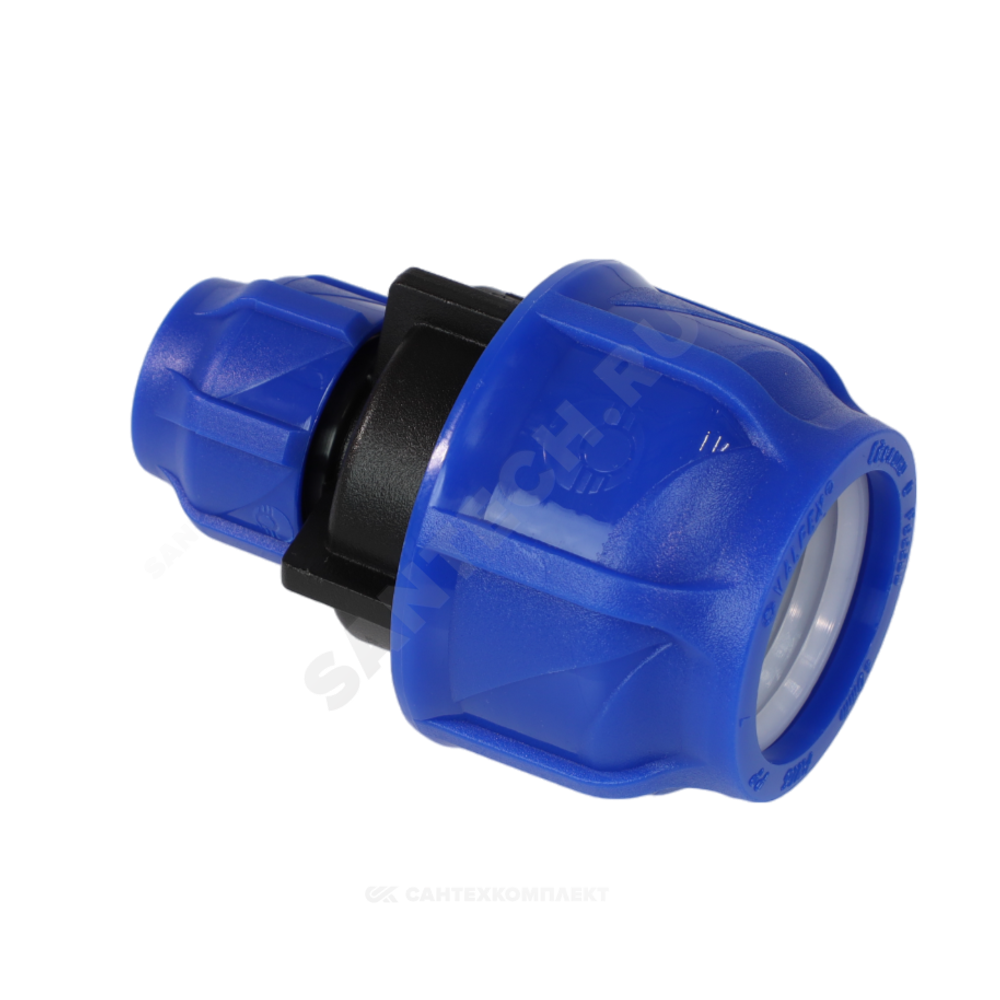 Муфта компрессионная ПЭ переходная Дн 63х50 Ру16 VALFEX 121001216350