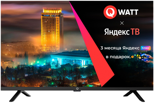 Телевизор Qwatt Q32YH-PB 81 см черный