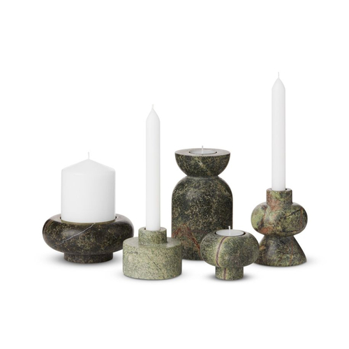Подсвечник Stone Stacking green