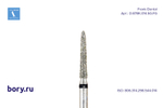 Бор алмазный черный Frank Dental типа FG - D.878K.014.SG.FG