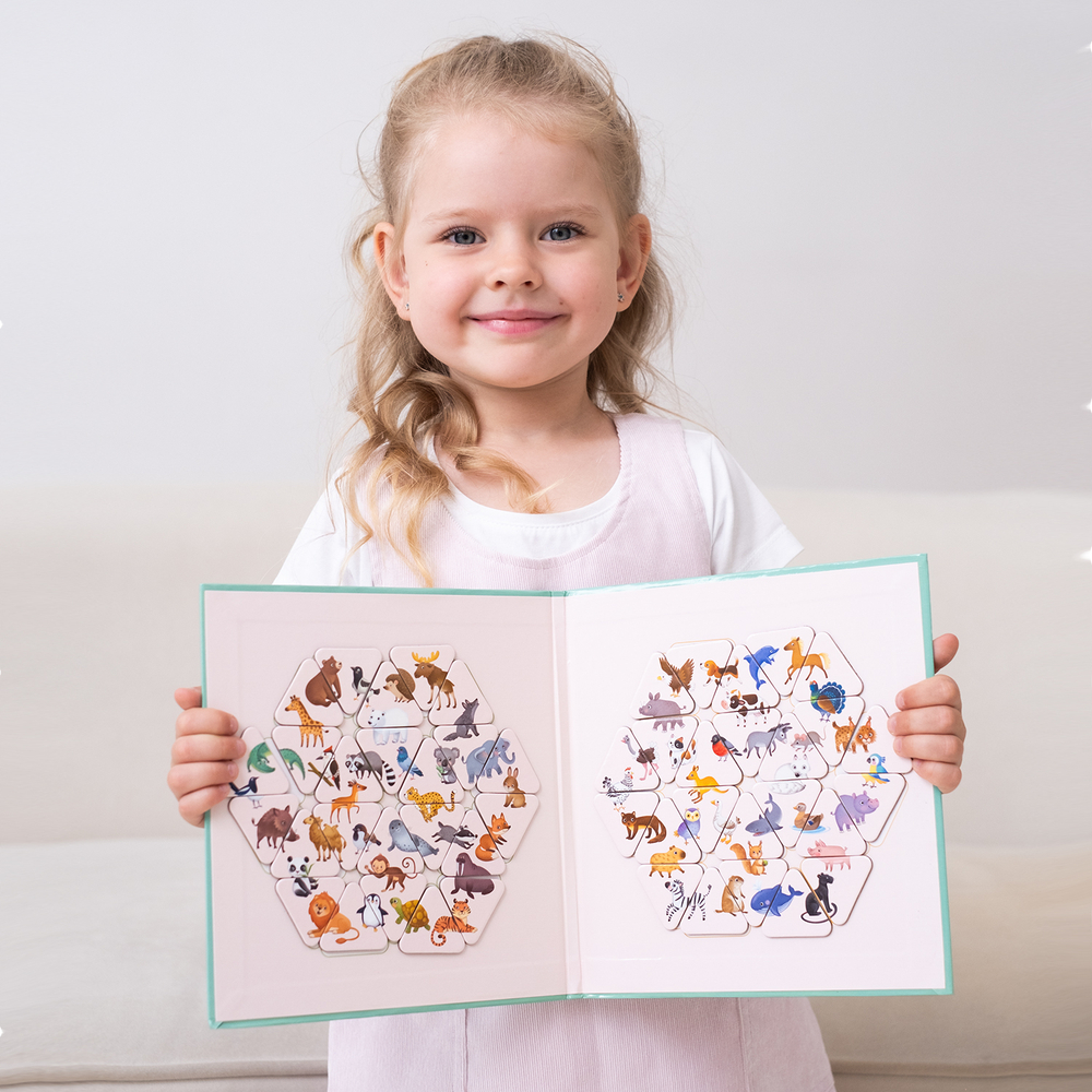 Удивительные животные, магнитная головоломка