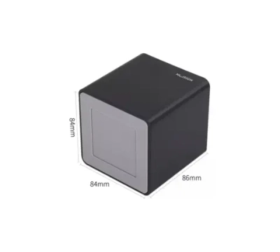 Подставка для канц.принадлежностей Deli Nusign 84х84х86мм 2 отд. черный NS011Black