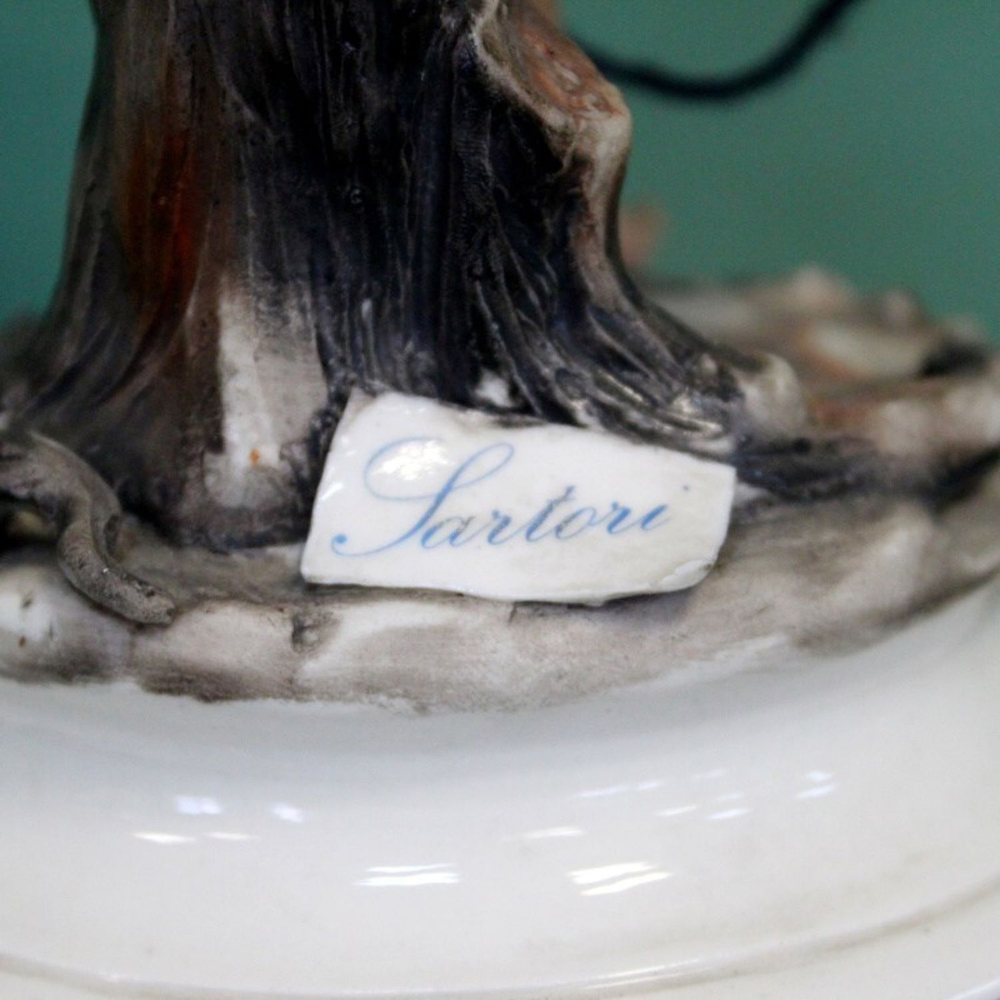 Фарфоровая мануфактура Capodimonte "Девочка со скакалкой"