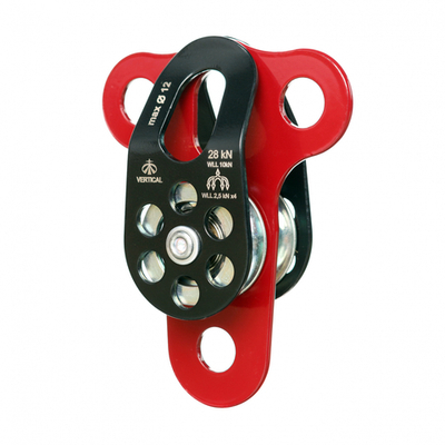 Блок-ролик двойной стальной с подшипником Про (Вертикаль)