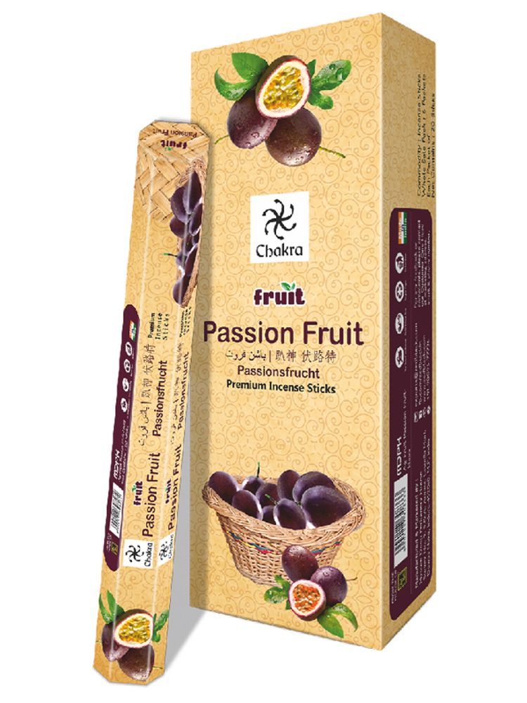 Chakra Fruit Series Passion Fruit шестигранник Благовоние Маракуйя