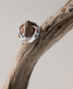 Кольцо Венец лесного короля, синие вплавленные