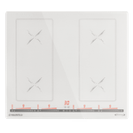 Индукционная варочная панель с объединением зон Bridge Induction MAUNFELD CVI594SB2WHA Inverter