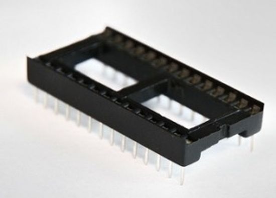 Панелька для микросхемы 28 ног широкая SCL-28