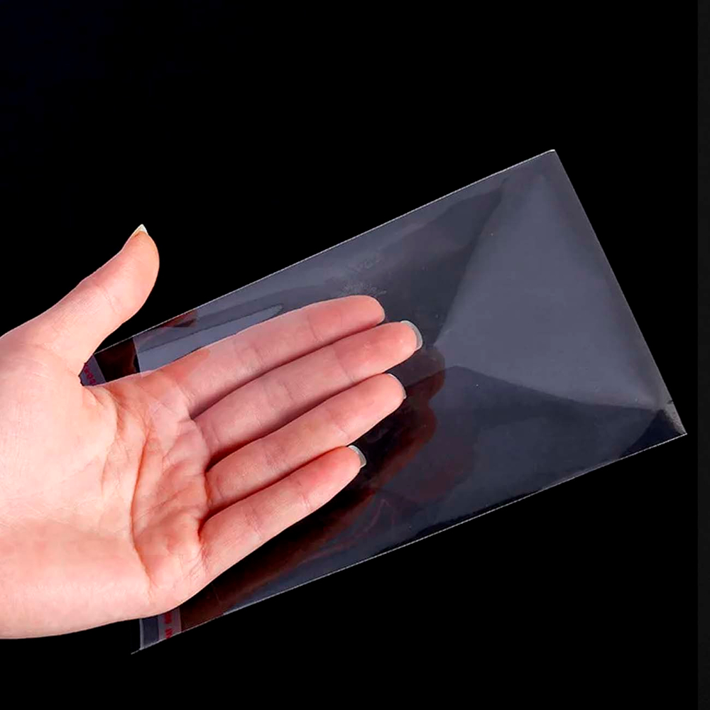 Пакеты 22х30+4 см БОПП с клеевым клапаном упаковочные