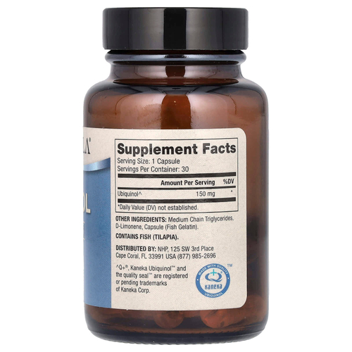 Dr. Mercola, убихинол, 150 мг, 30 капсул