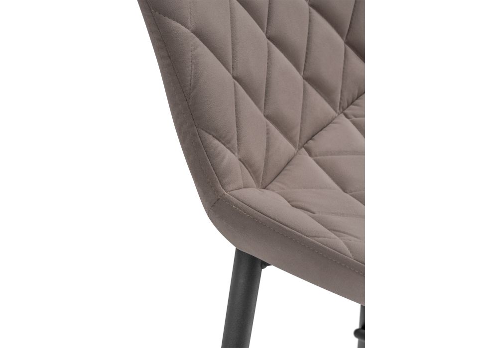 Полубарный стул Баодин Б/К латте / черный