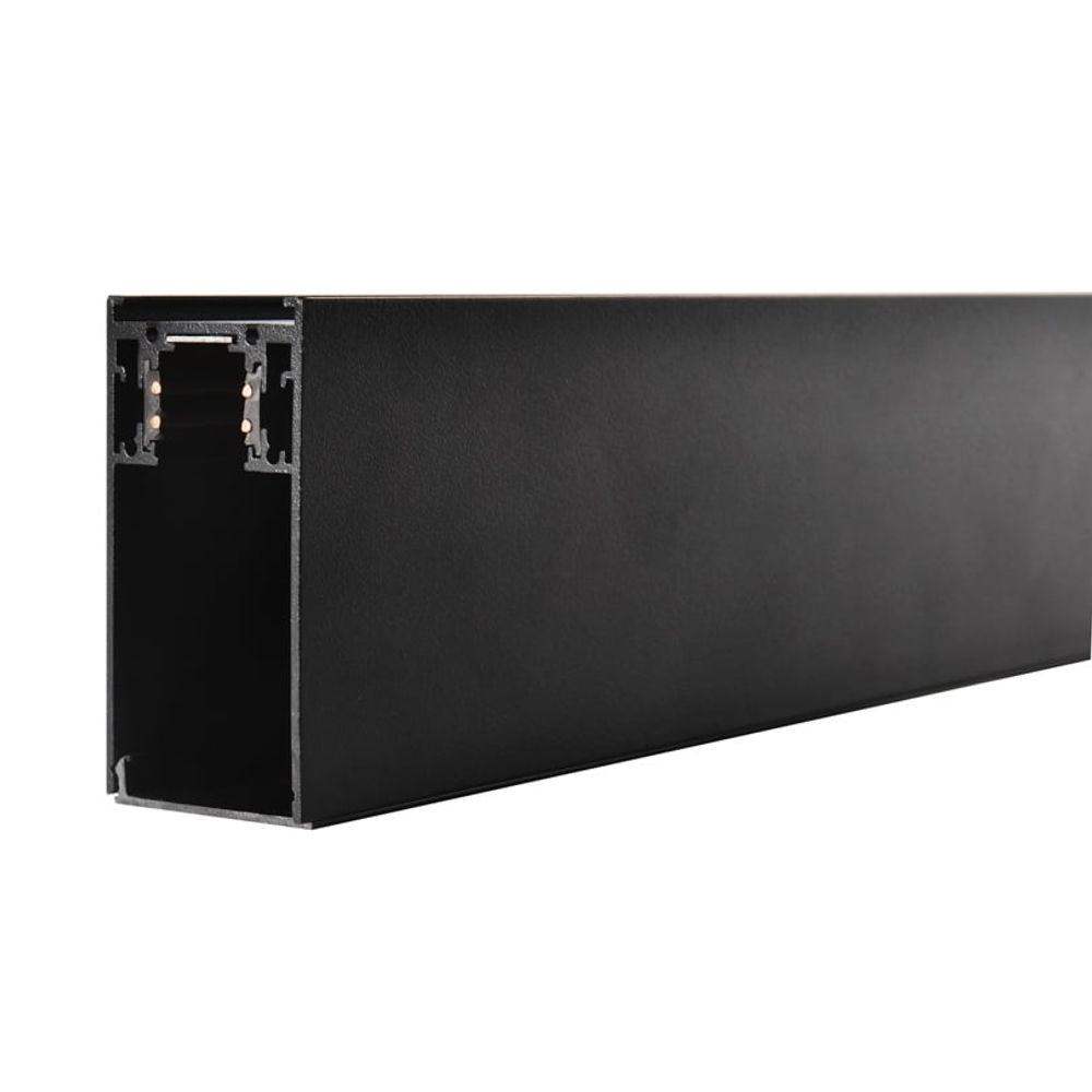 Шинопровод магнитный wolta WML-TR2/01B 2м чёрный однофазный