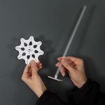 Стойка для шаров с фиксатором, 10,5 см, Прозрачный, 1 шт.