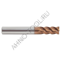 Фреза твердосплавная  12мм (L=75, l=30, хв=12) Z4 35° по стали, нерж., чугуну BRGM-4E-D12.0 HRC55 AH