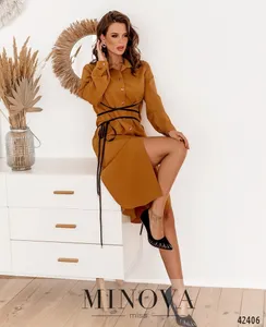 Платье 2077-горчица Minova