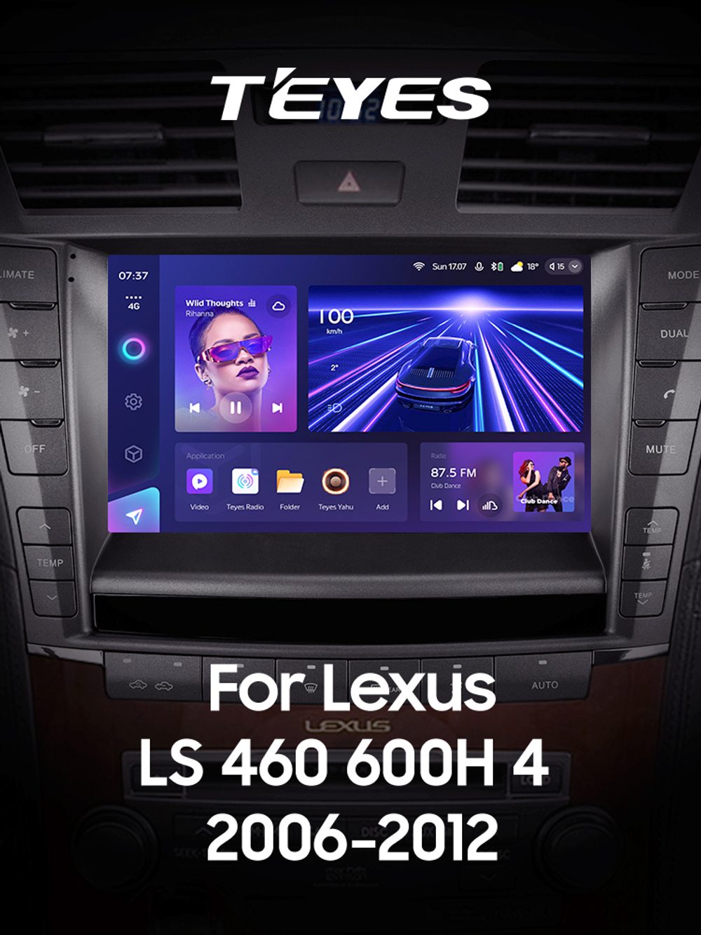 Teyes CC3 2K 9"для Lexus LS 460 2006-2012