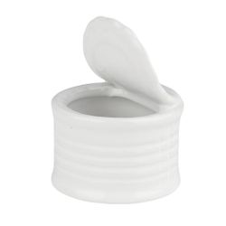 Соусник 40 мл d 4,8 см h3,3 см "Консервная банка" круглый белый фарфор P.L. Proff Cuisine [6]