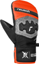 REUSCH 25/26 варежки горнолыжные юниорские 6571544_7588 Worldcup Warrior Prime R-Tex XT Junior Mitten Bl/Sil/Fl Red