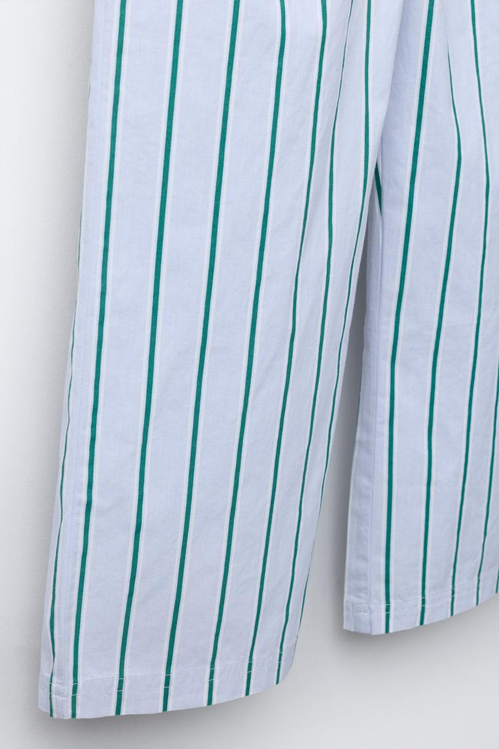 ZARA БРЮКИ В ПОЛОСКУ, СИНИЙ