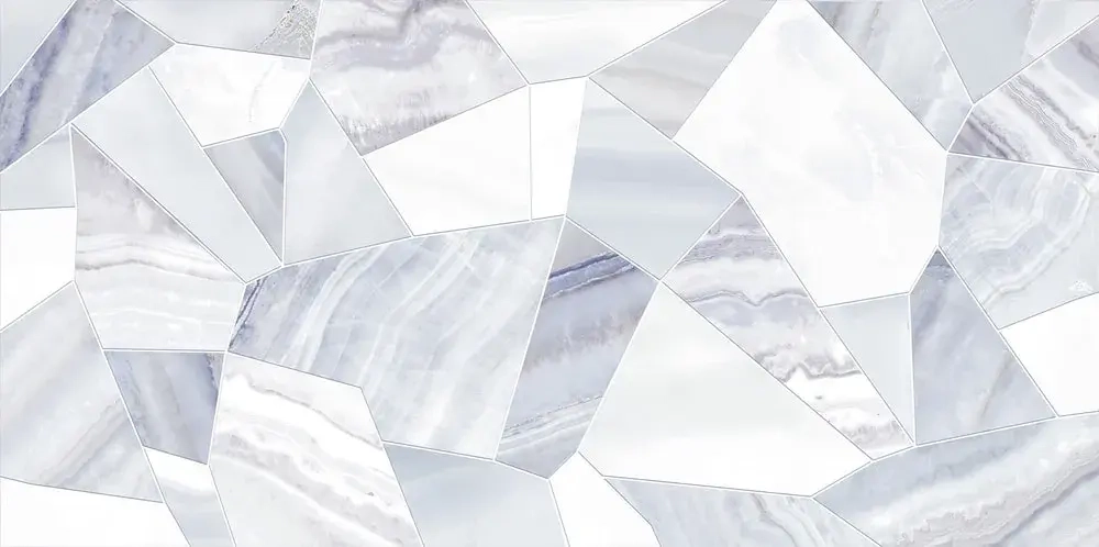 Настенная плитка ALMA Ceramica TWU09BGM017 Bergamo 50x24.9 серая глянцевая под камень