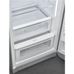Холодильник однокамерный серебристый Smeg FAB28RSV5 зона свежести