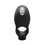 Черное кольцо на пенис с вибрацией Vibration Penis Sleeve