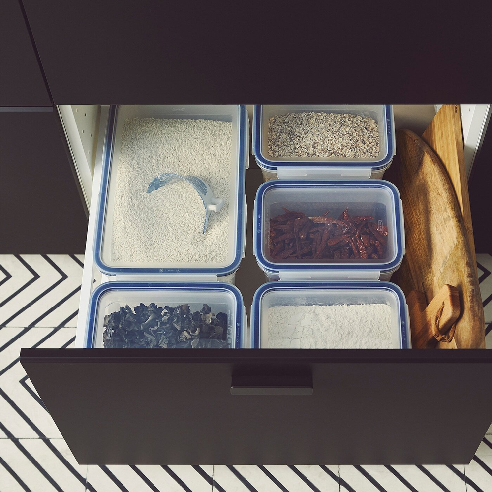 IKEA 365+ Контейнер для пищевых продуктов, большой прямоугольный/пластик, 10,6 л