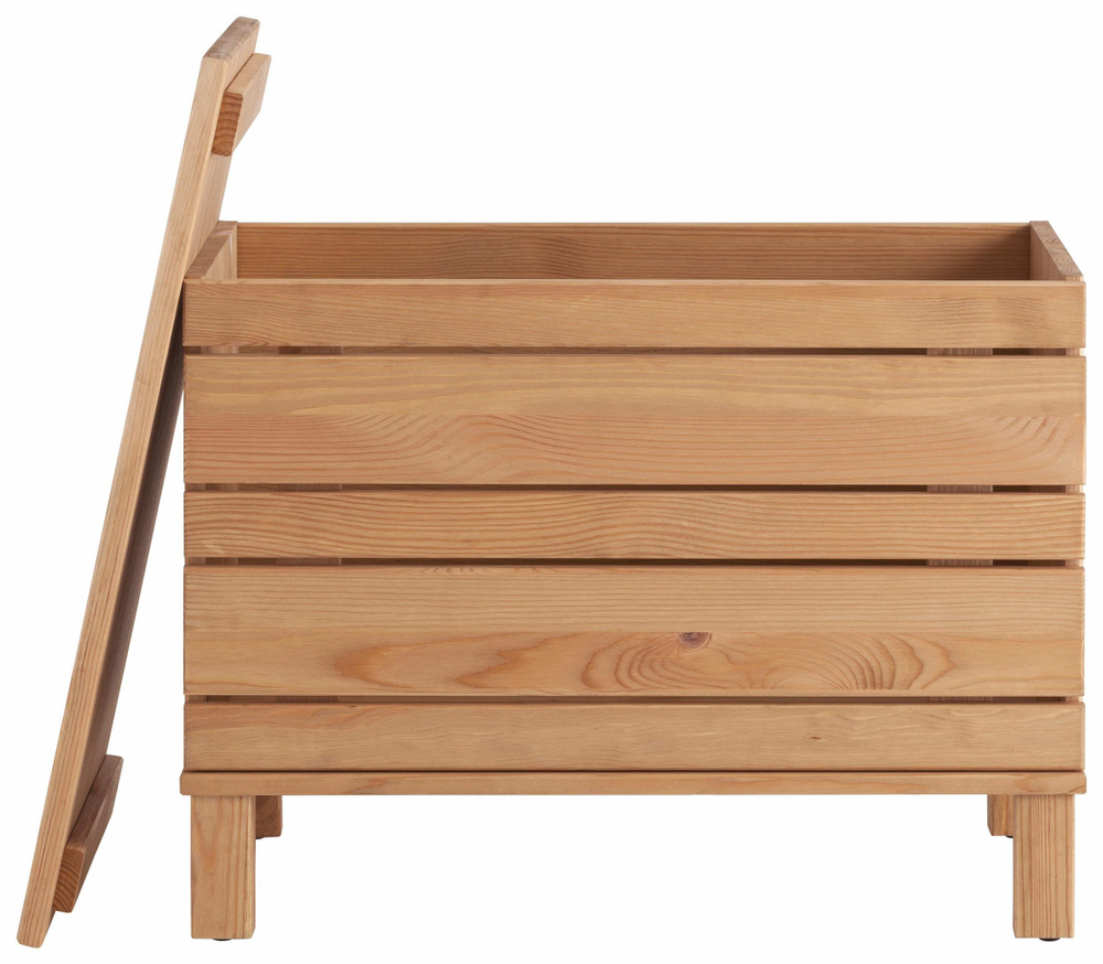 Банкетка в прихожую, 60х40х46, Джосси, скамья деревянная, тумба для обуви, в прихожую и ванную, бейц, Dipriz