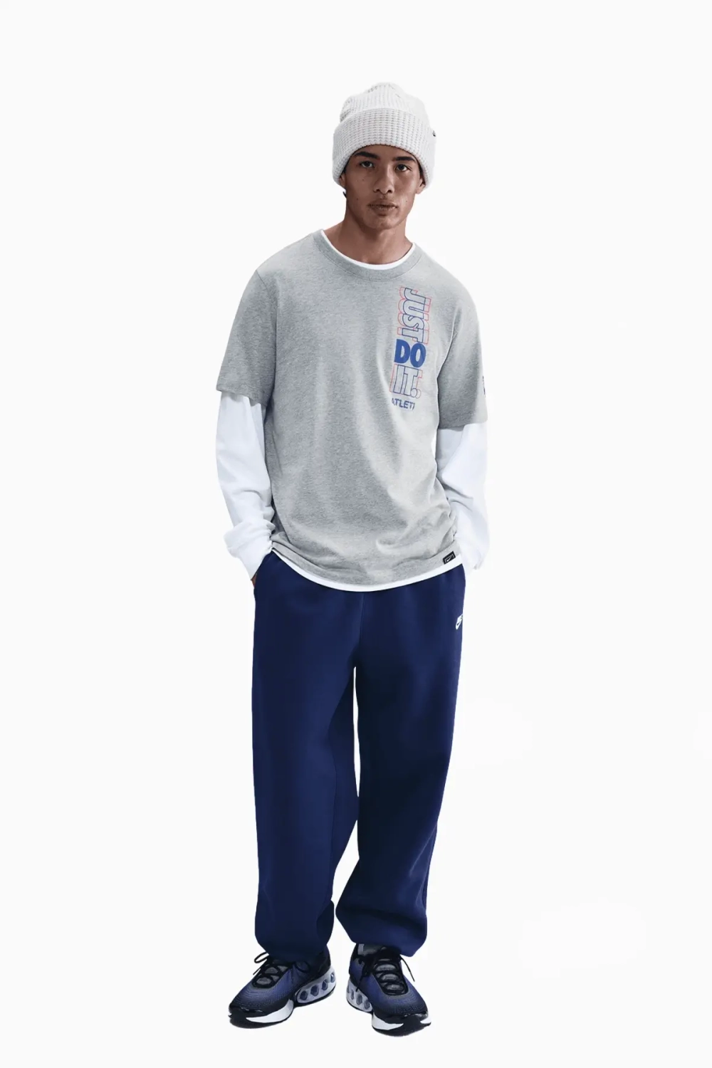 Футболка Nike Atlético Madrid 25/26 Just Do It - серый