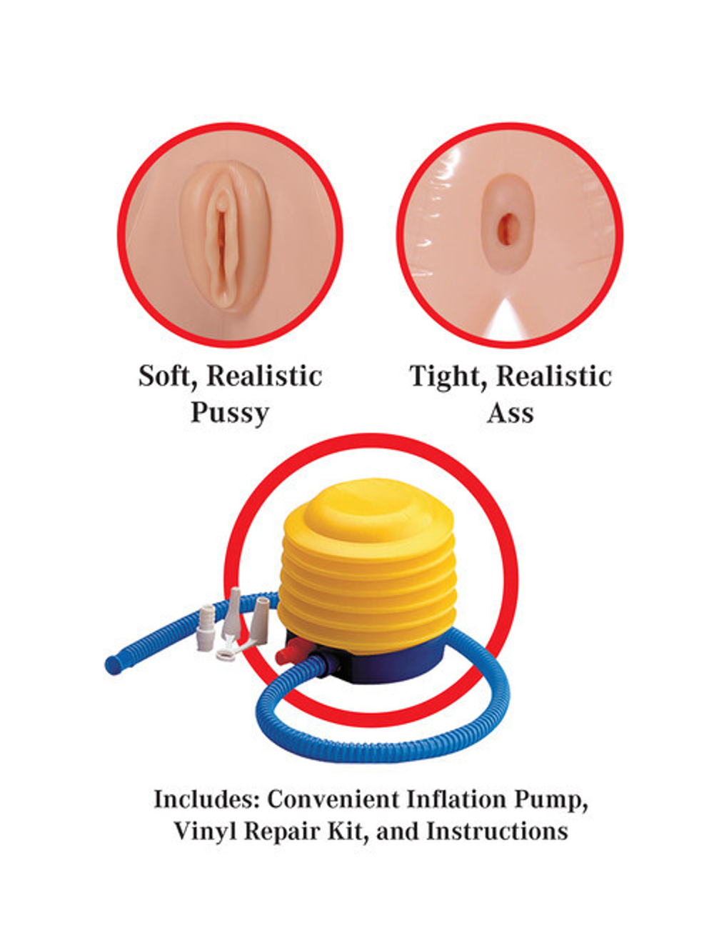 Большегрудая блондинка с реалистичной вагиной и анусом Mona Mountains (Цвет: светлокожая блондинка)