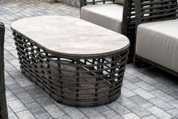 "Валенсия" лаунж-зона из искусственного ротанга, цвет серый
