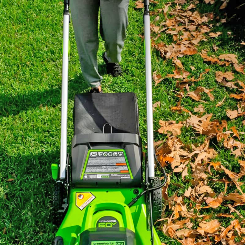 Газонокосилка аккумуляторная самоходная 61 см ТwinForсe Greenworks 60V GD60LM61 2519107, бесщеточная, без АКБ и ЗУ