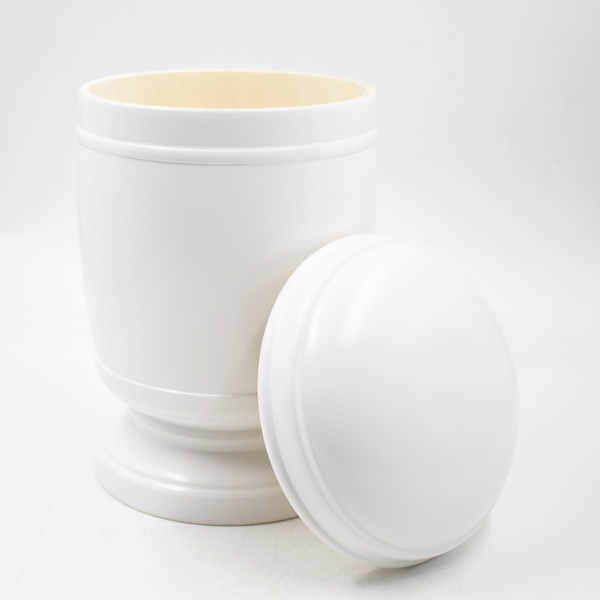 Урна для праха биоразлагаемая "Олимпия" белая