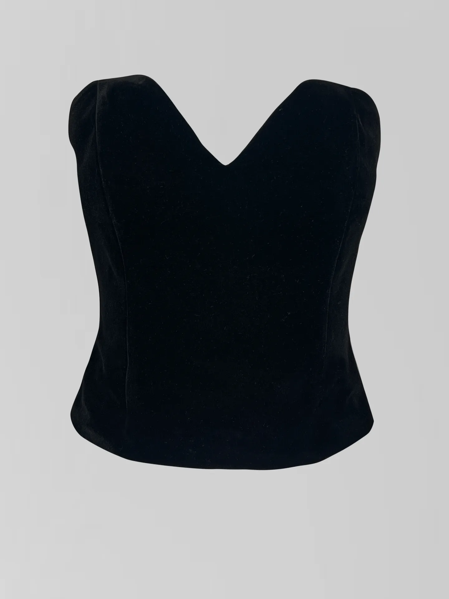 Костюм Bisher из корсета без лямок на молнии и атласной юбки с защипами