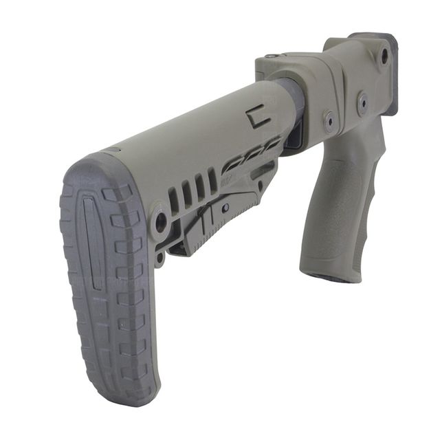 Складной влево телескопический приклад TBS Compact на ИЖ 81