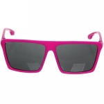 Очки солнцезащитные детские «Мода», однотонные, глянцевые, форма прямоугольная, микс 6 цветов