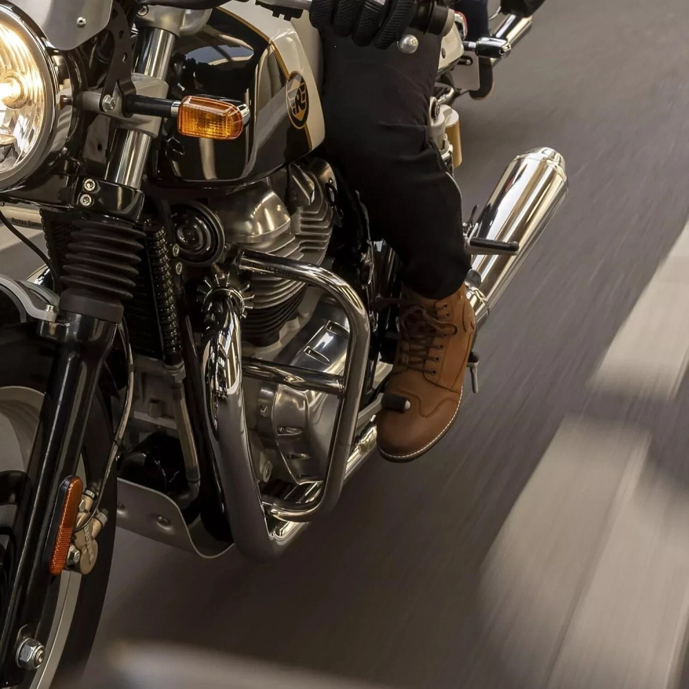 Дуги безопасности Royal Enfield Silver Large Engine Guards - Interceptor 650, Continental GT 650, Bear 650, 1990504