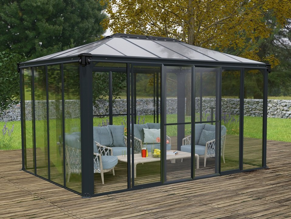 Садовая беседка павильон Palram Ledro 4300 14 x 10 ft