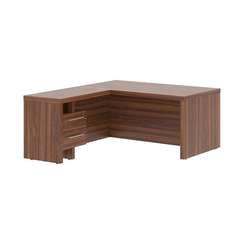 Стол руководителя с тумбой приставной ZCT 1619H.A(L)  1600х1900х750 ZENN