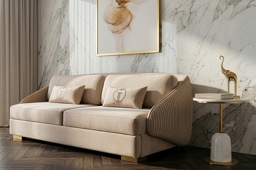 Стол журнальный Garda Decor Garda Decor мрамор белый d5058 см