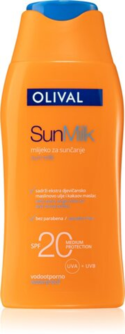 Olival Sun Milk - солнцезащитный лосьон SPF 20 /   250  ml  / GTIN 3859892751838