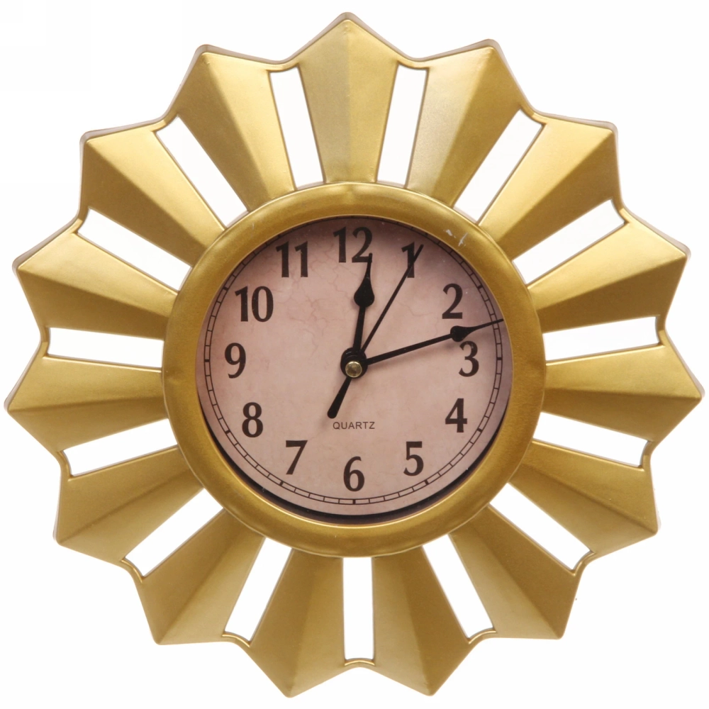 Часы настенные «Помпеи» D25см золото 8835