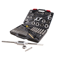 МАСТАК (351-00051C) Набор метчиков и плашек SK-5, M6-M24, кейс, 51 предмет