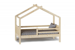 Ассоль кровать с надстройкой 1600х700 (прозрачный лак)