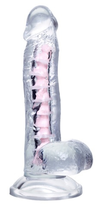 Гибкий фаллоимитатор A-Toys Parret прозрачный 18 см