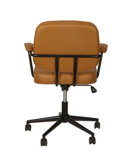 Офисный стул Snoop, коричневая экокожа