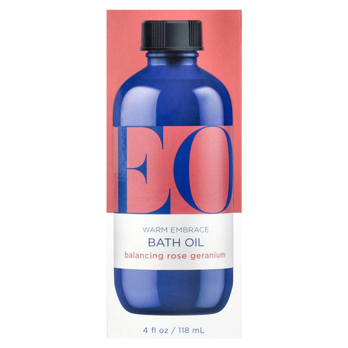 EO Products, Масло для ванн Warm Embrace, балансирующая роза и герани, 118 мл (4 жидк. унц.)